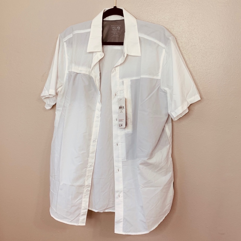 - NWT MOUNTAIN HARDWEAR MENS BUTTON UP SPF 3…